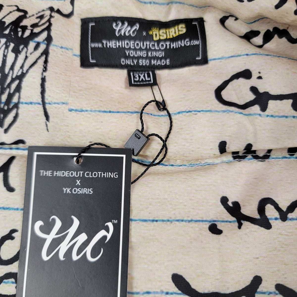 The Hideout Clothing THC x YK Osiris Vest Men’s 3XL Red White NWT Limited2