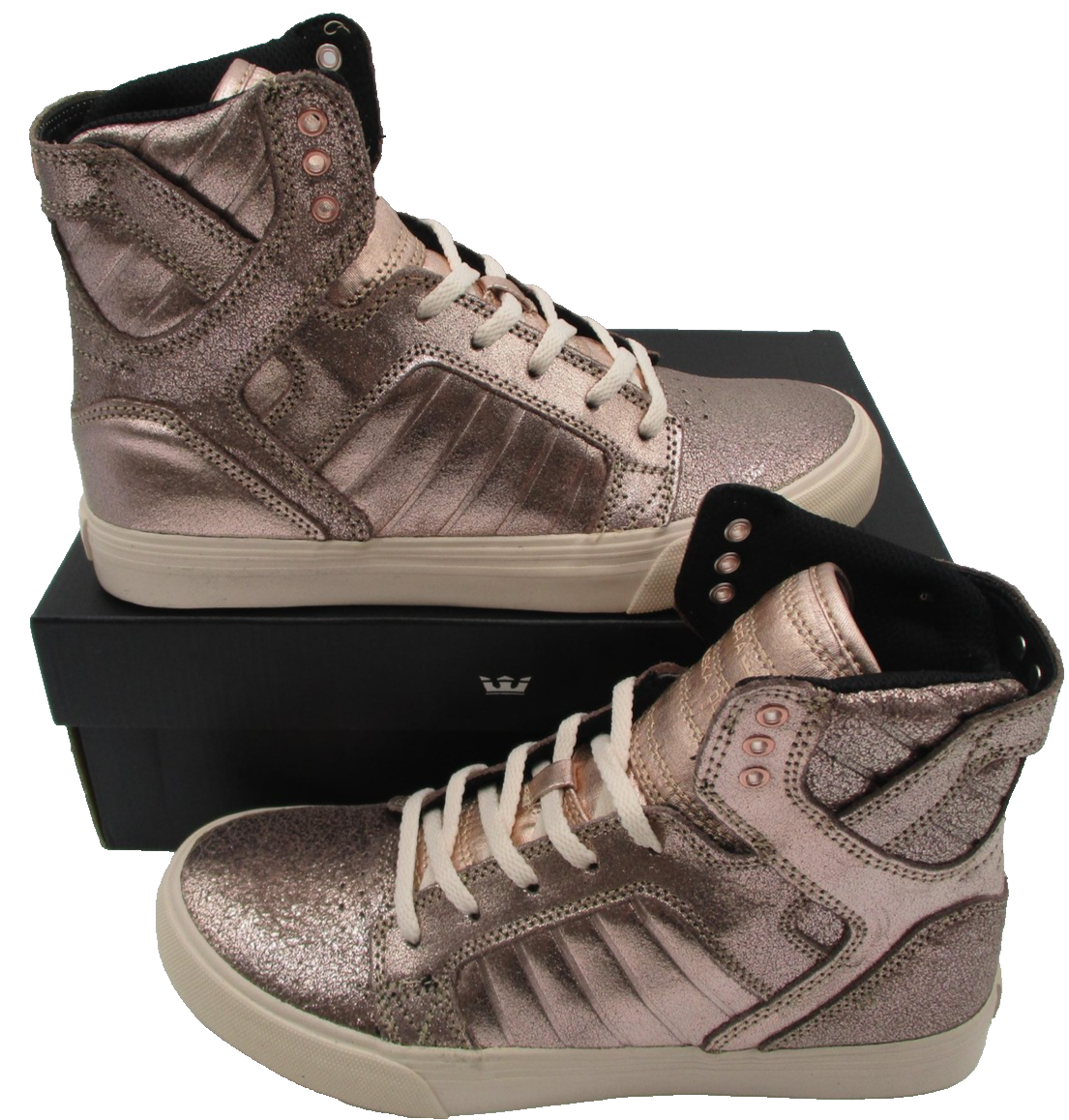 Supra Skytop Muska 001 Shoes Kids Size 5 Rose Gold High Top Skate 58003675M3