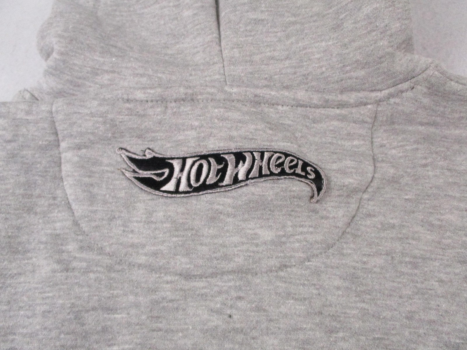 D73 USA Hot Wheels Hoodie Mens XL Gray Skull Graphic Pullover New