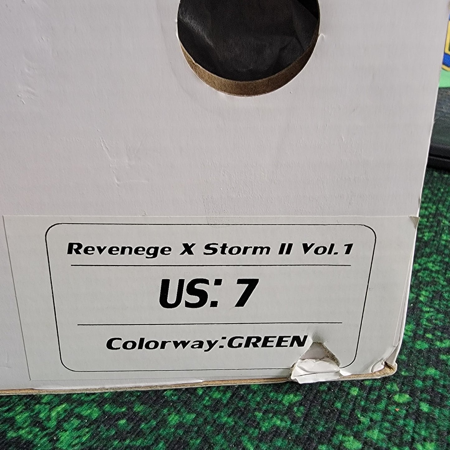 Revenge X Storm II Vol.1 Green Lace Up Shoes Men’s Size 7 New In Box RV1310
