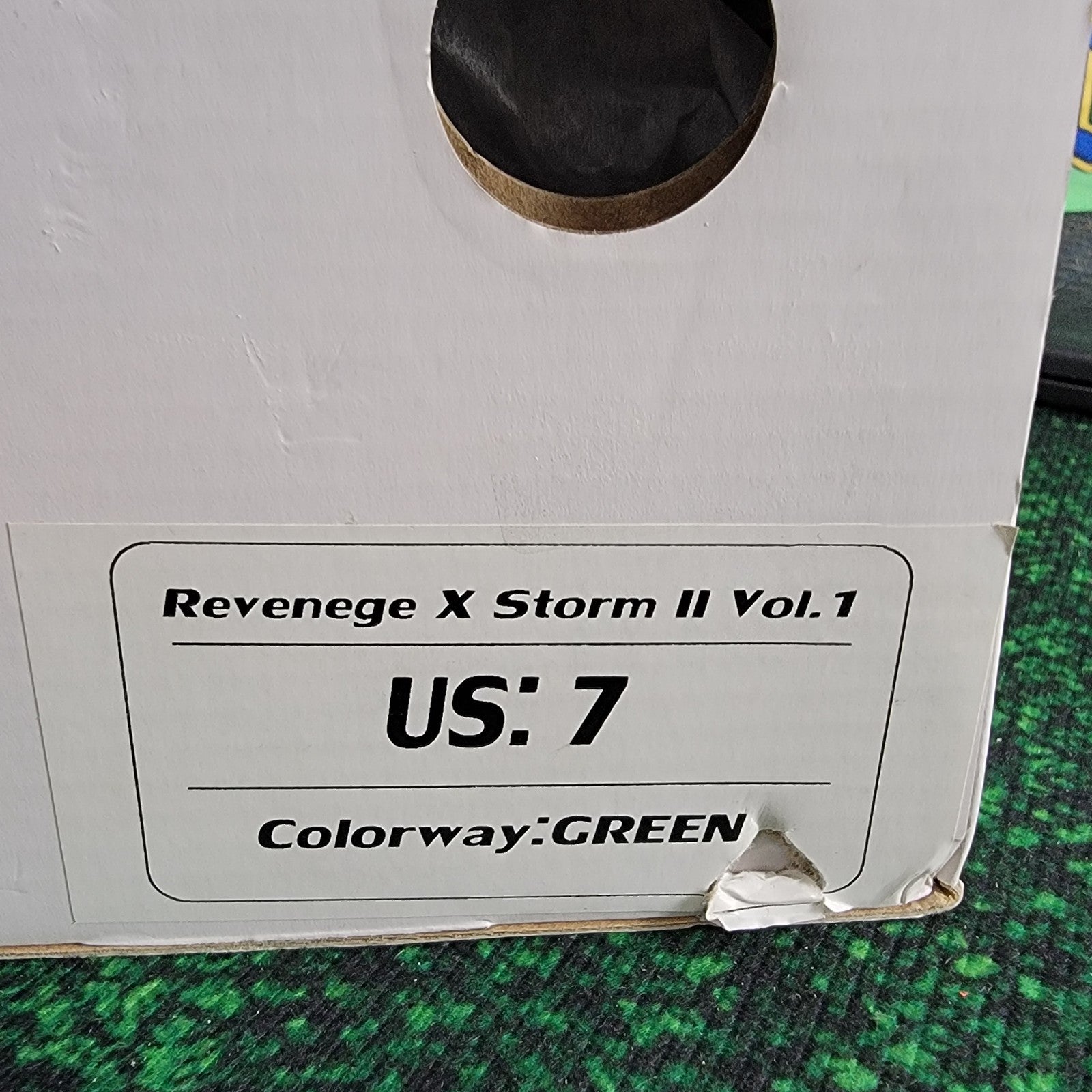 Revenge X Storm II Vol.1 Green Lace Up Shoes Men’s Size 7 New In Box RV1310