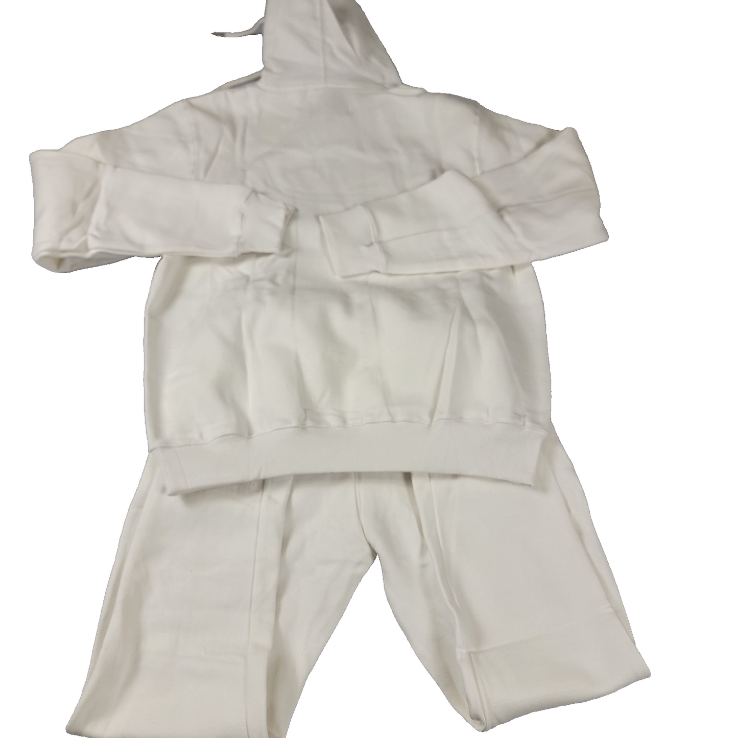 SneakGallery GOAT Short Sleeve Hoodie Jogger Sweat Suit Set Mens M White NWT 6691