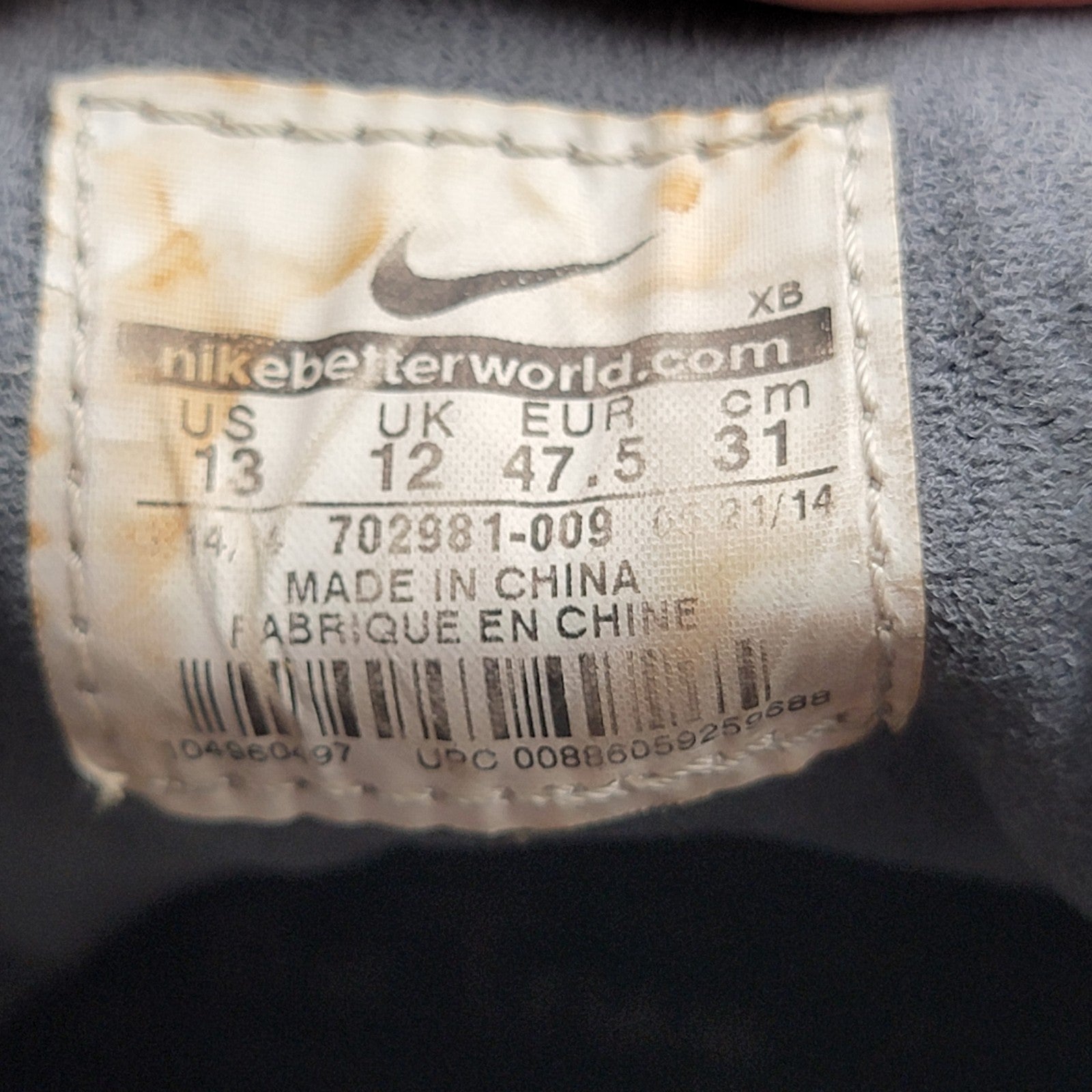 Size 13  Nike Zoom Stefan Janoski QS Be True 702981 009