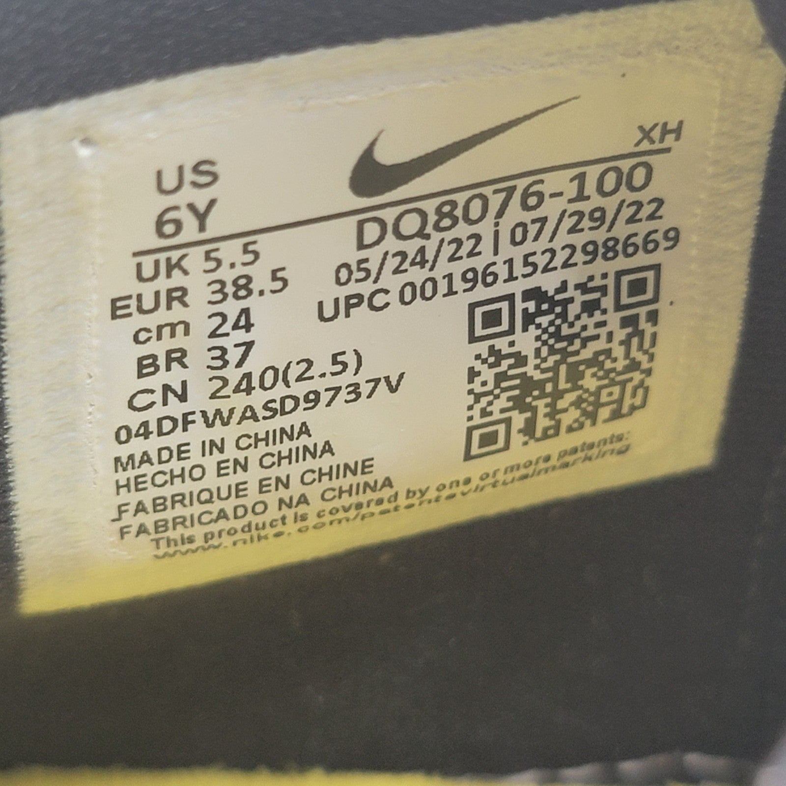 Size 6Y (GS)  Nike Kyrie 8 GO Low WhiteUniversity RedBlack DQ8076100 NIB6
