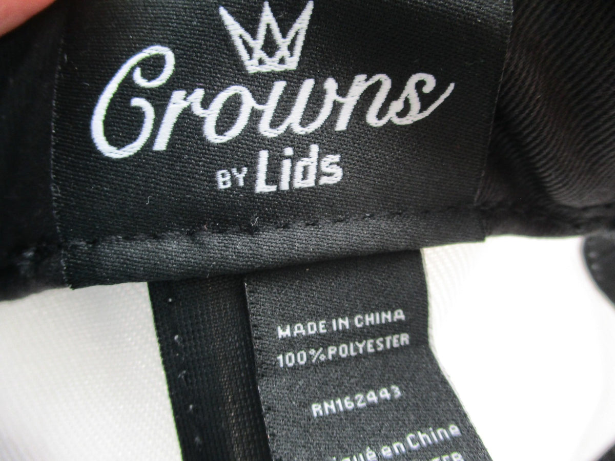 Crowns By Lids Hat Cap Snap Back Mens One Size White Rich Broke Boy Funny Slogan13