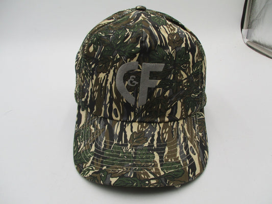 Cobra Hat Cap Snap Back Mens One Size Green Camo C&F Logo Twill Hunting0