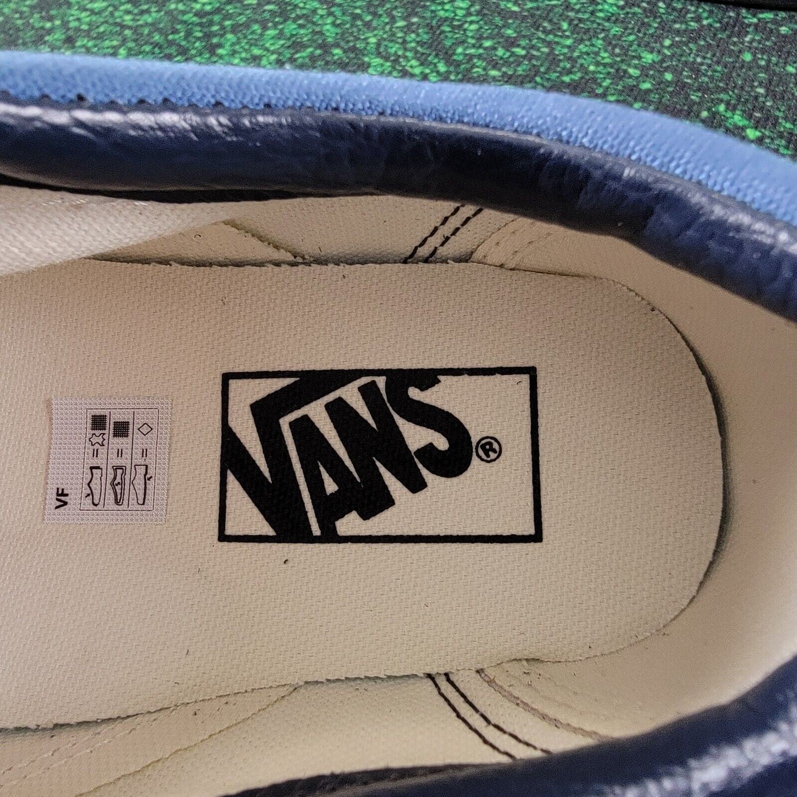 VANS Old Skool Navy Blue Canvas Suede Skateboard Sneakers Sz 5.5M 7W VN000D3HNVY6