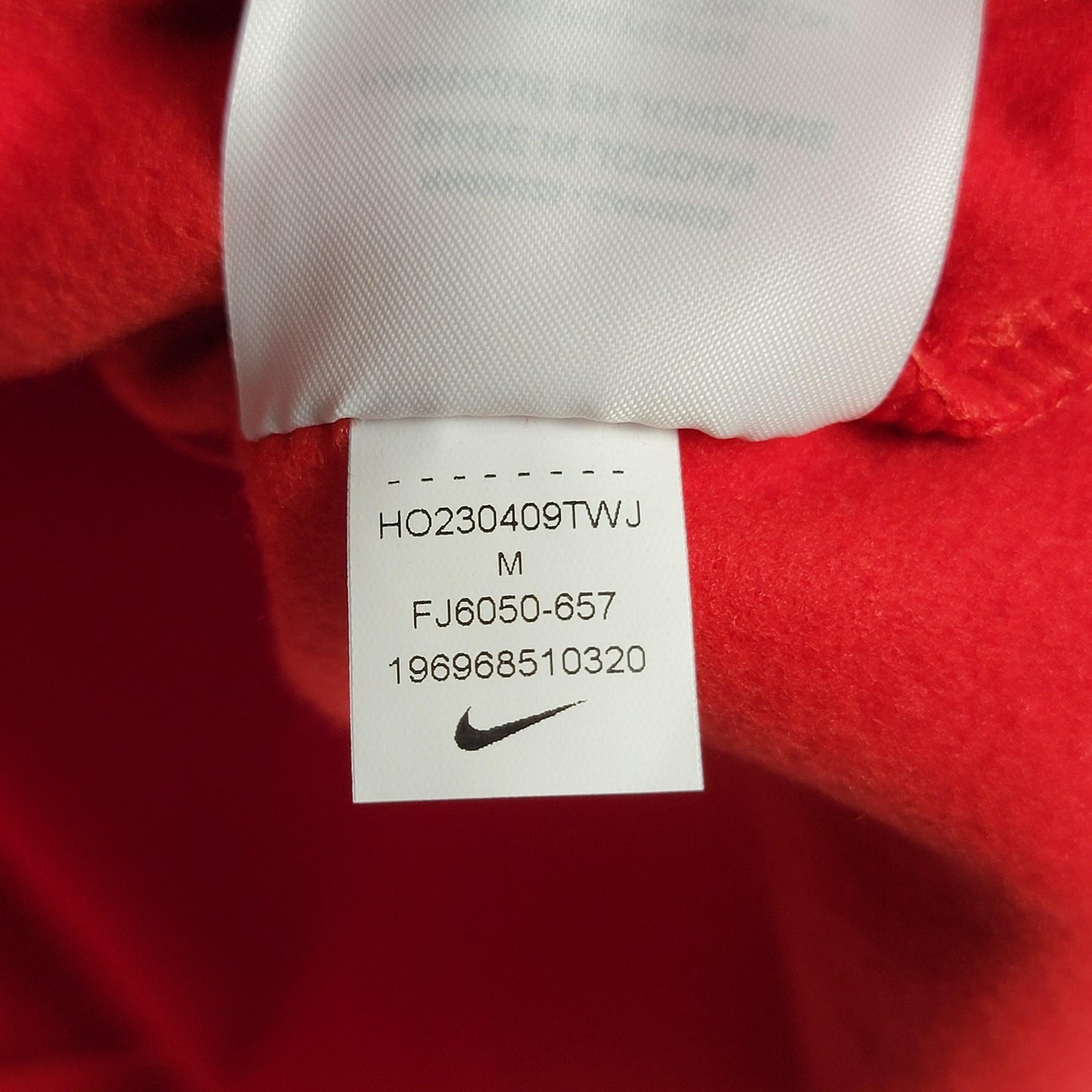 Nike Hoodie Youth Medium Red ThermaFit Pullover Boys Girls FJ6050657