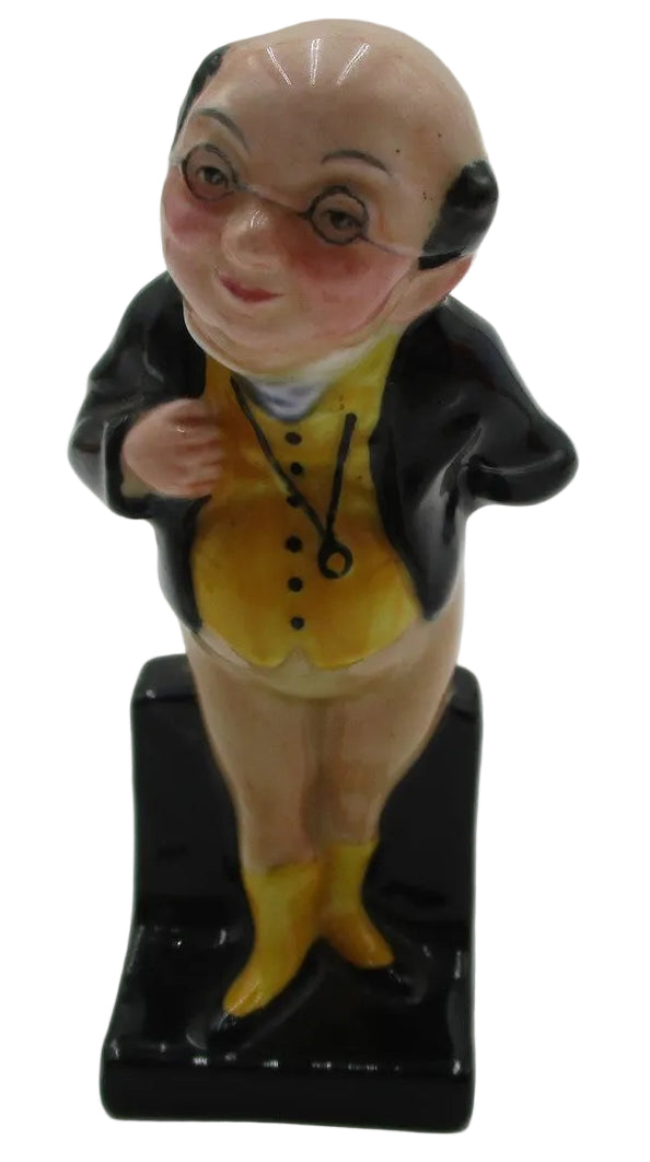 Royal Doulton Pickwick Miniature Bone China Figurine Colorful Hand Painted 1920s0