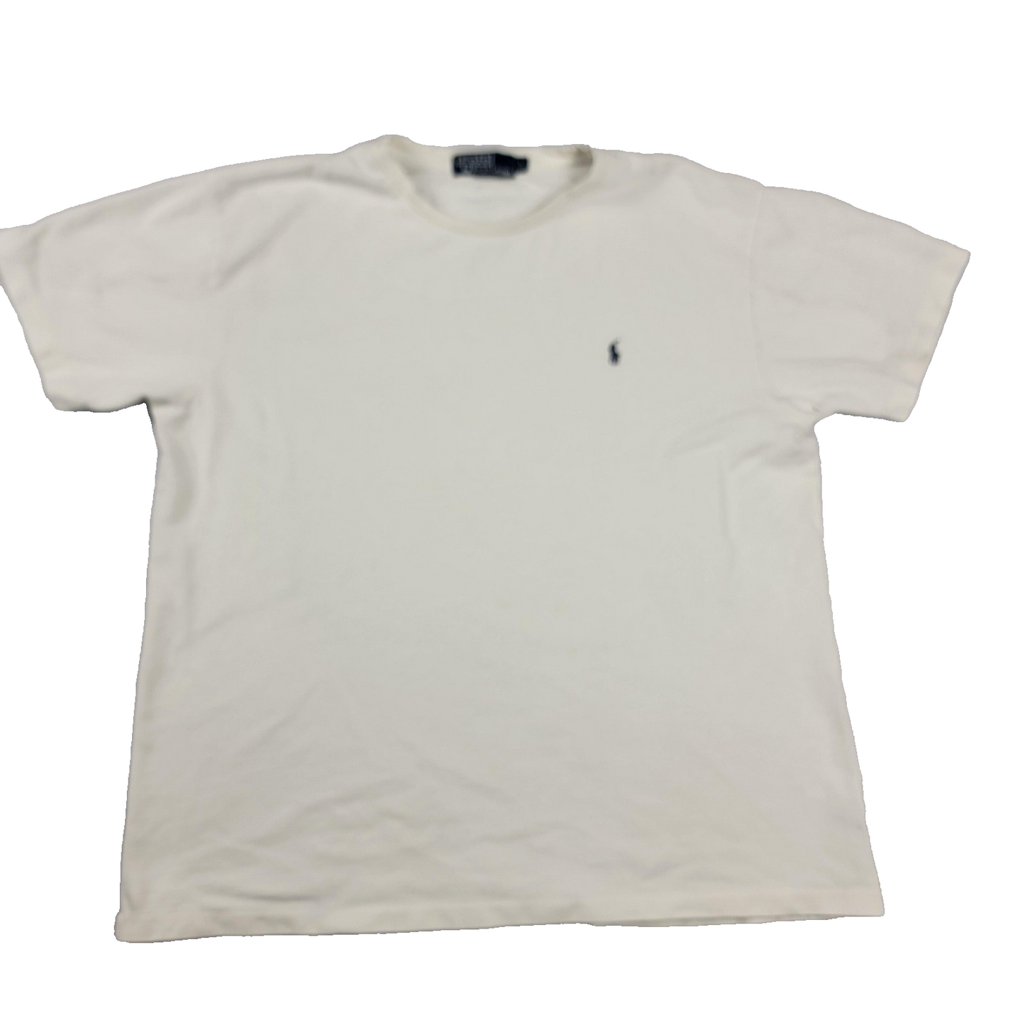 Polo Ralph Lauren Shirt Mens Large White Crewneck Short Sleeve Casual