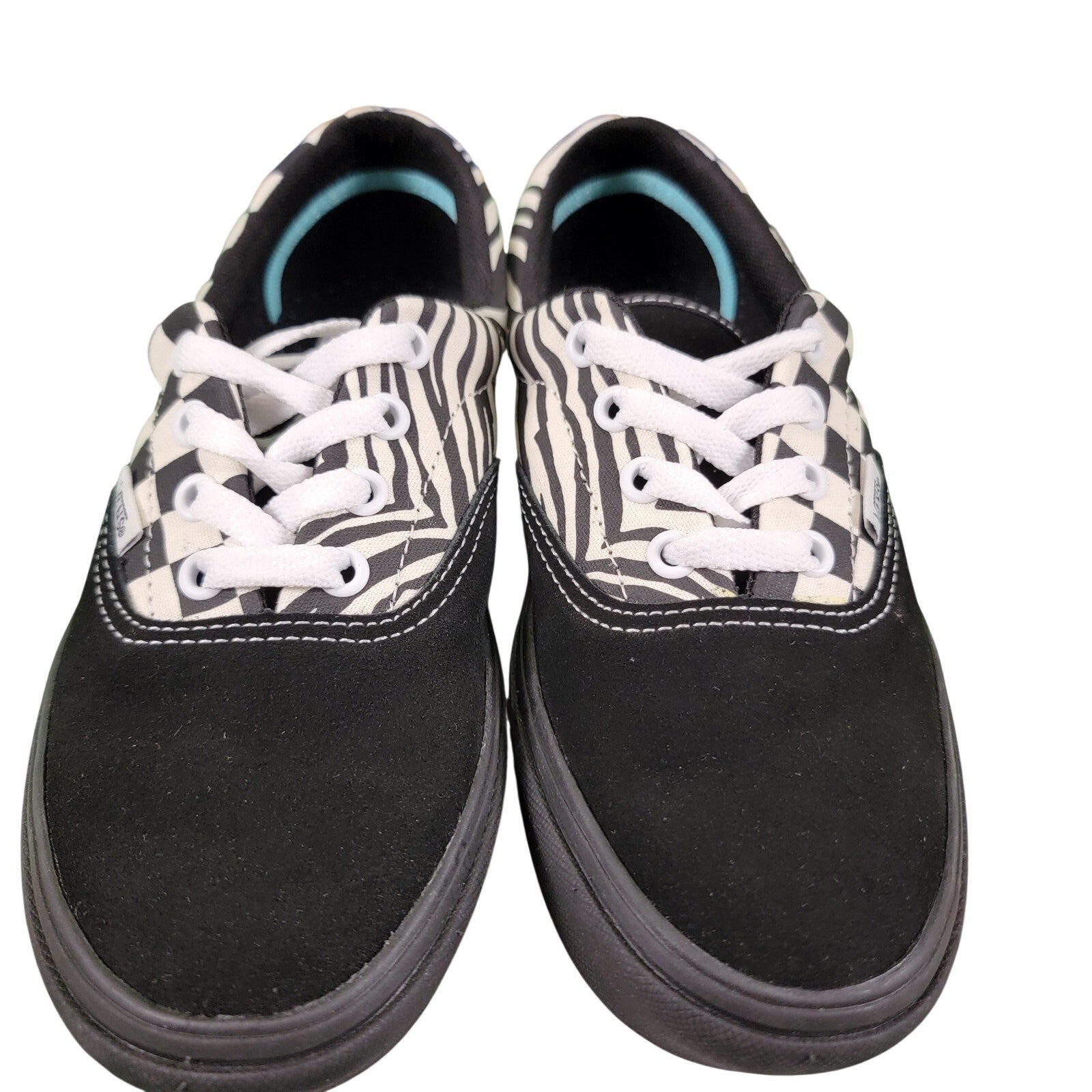 Vans ComfyCush Era Mixed Media Black/White Sz 4M/5.5W VN0A3WM917Q14