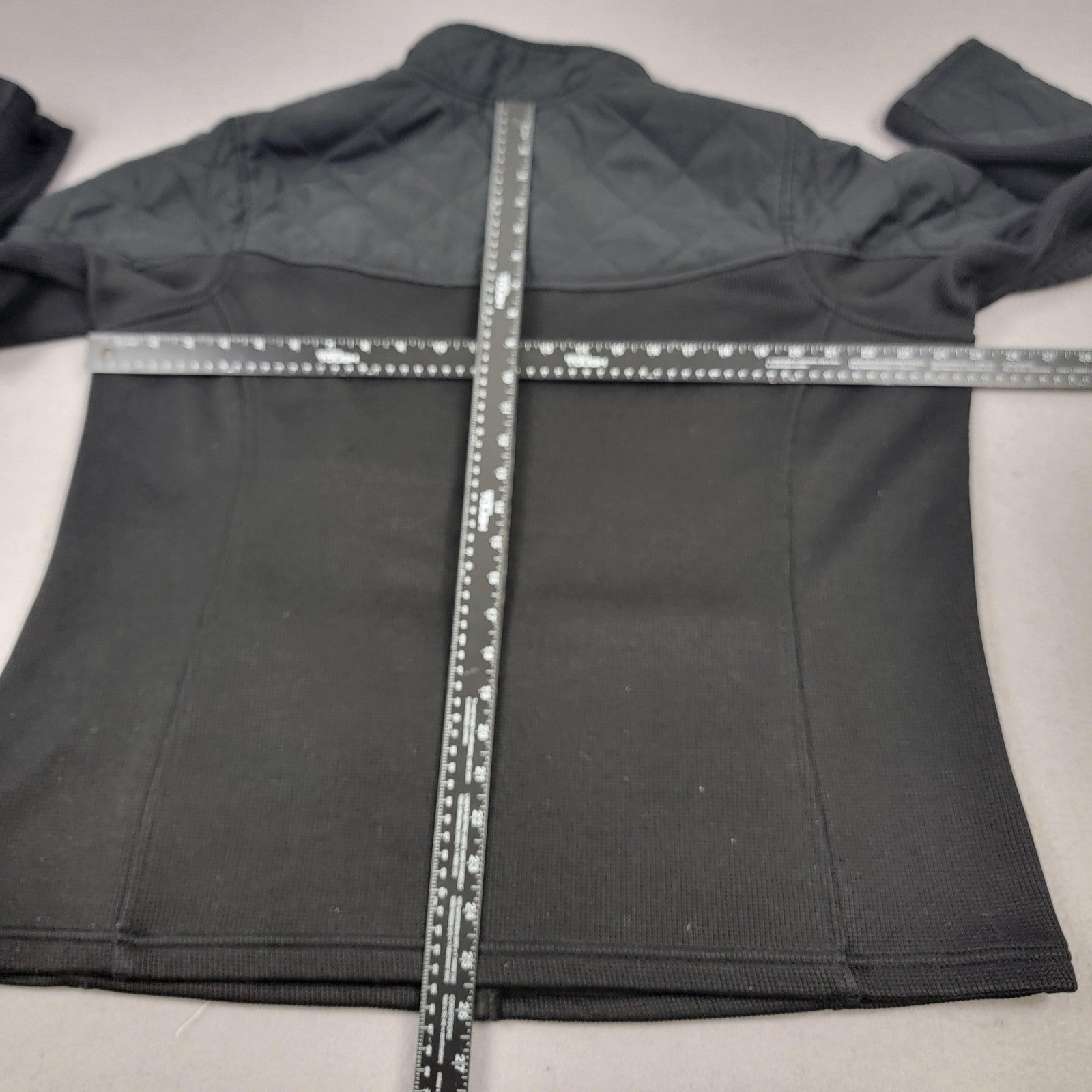 SwissTech Jacket Womens 2X Black Quilted Shoulder Full Zip Fleece Chest Pocket12