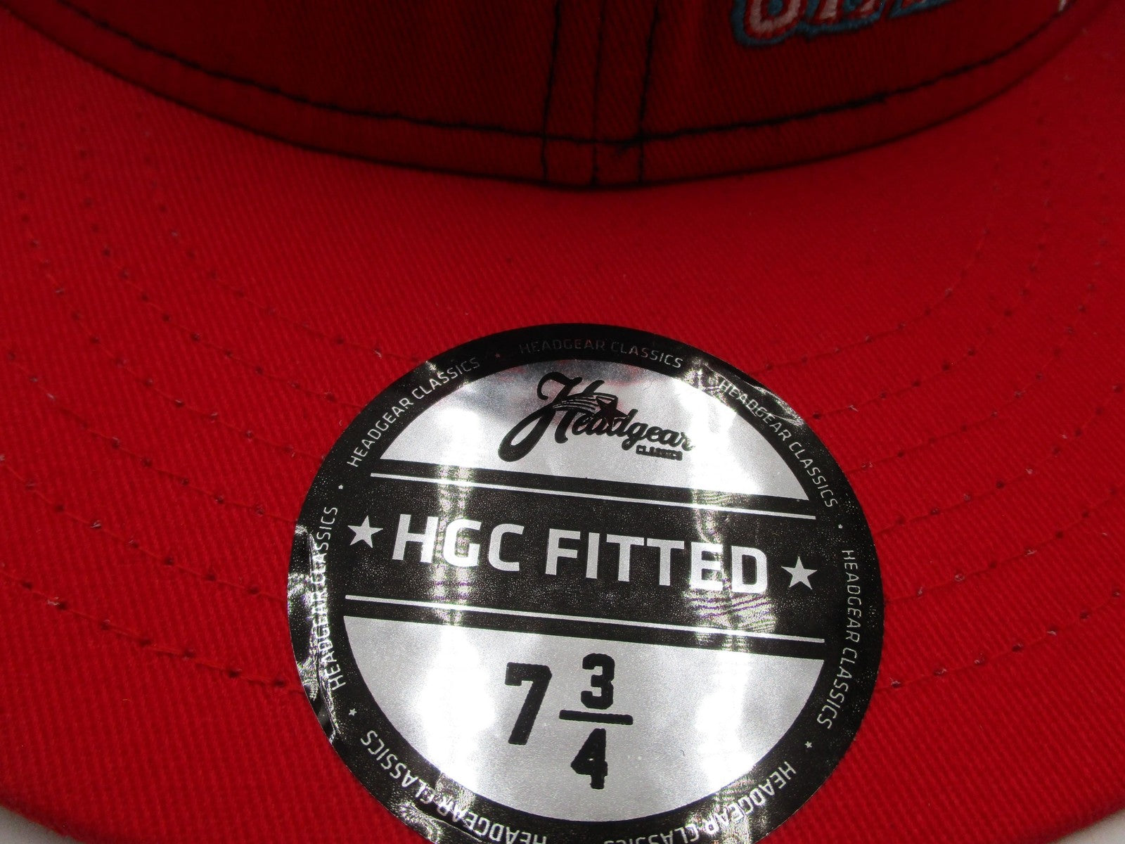 Miami Giants Hat Cap Fitted Mens 7 3/4 Black Red Negro Leagues Baseball TISA HGC7