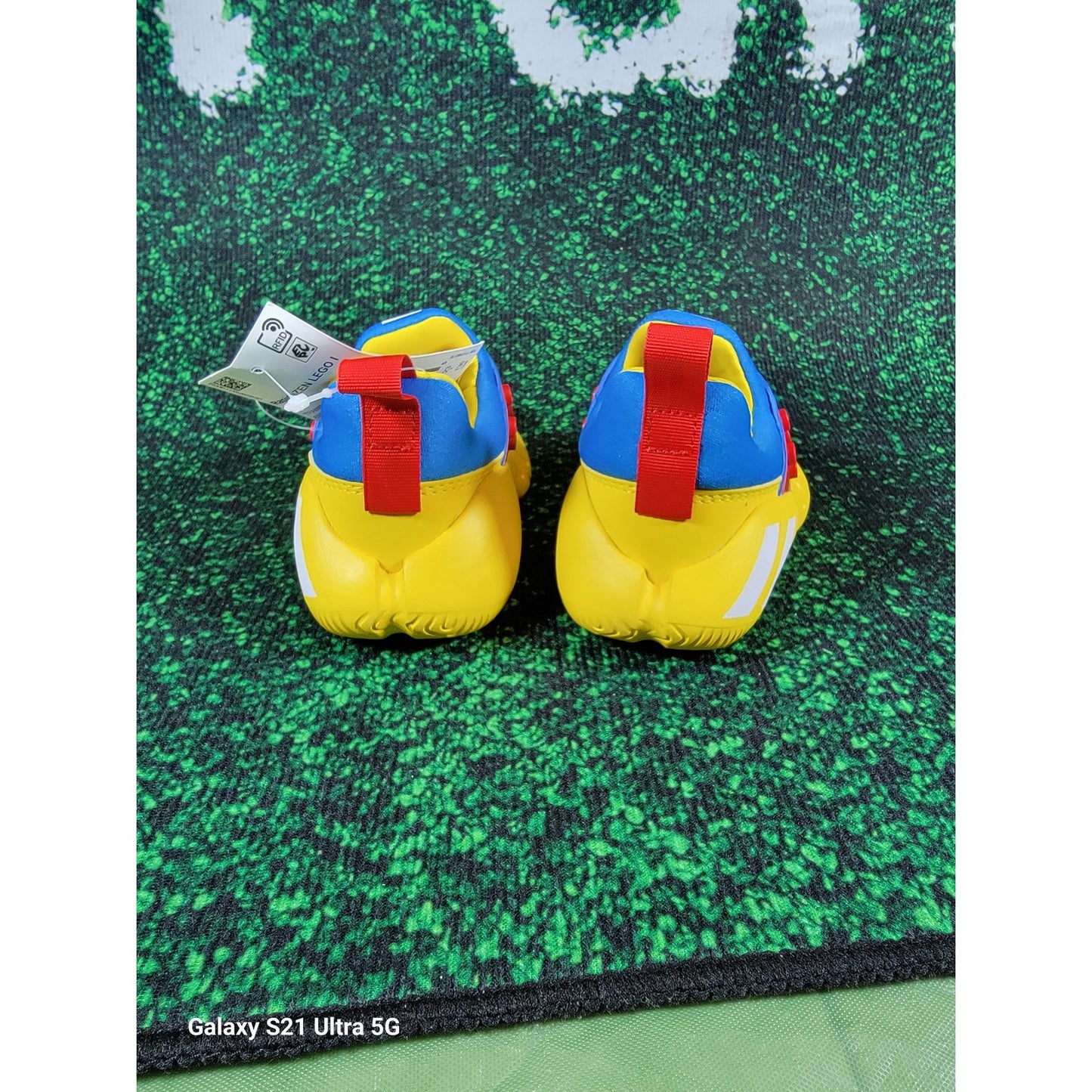Adidas LEGO x RapidaZen J 'Shock Blue Equipment Yellow' Size 6.5k FX95636