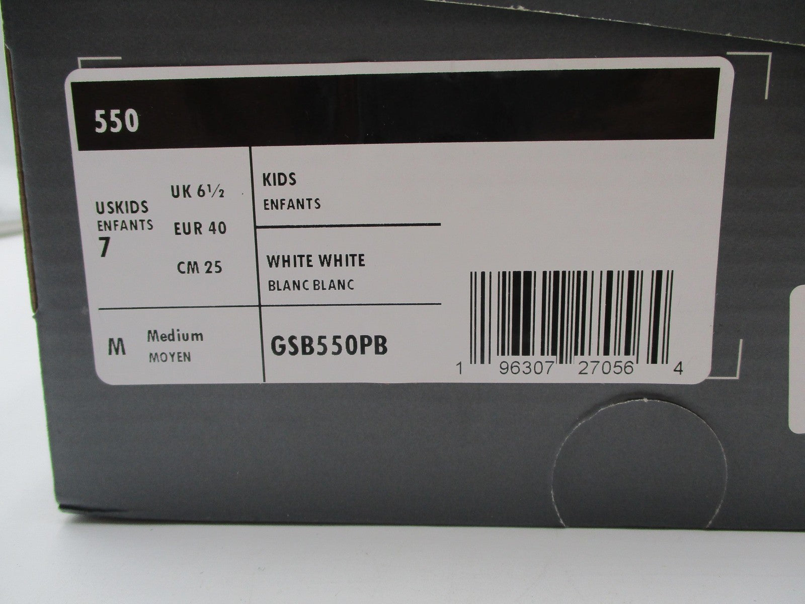 New Balance 550 RG3 Shoes Boys Size 7 White White Basketball GSB550PB Sneakers14