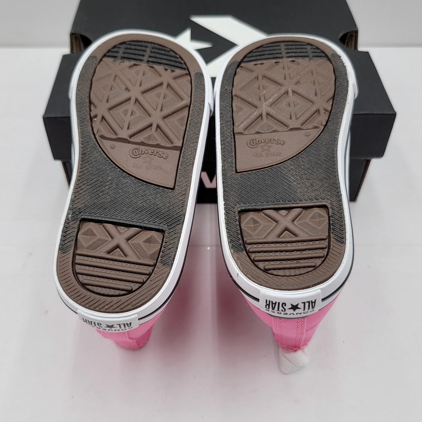 Converse All Star Shoes Infant 7 High Top Canvas Kids Toddler Girls Sneakers5