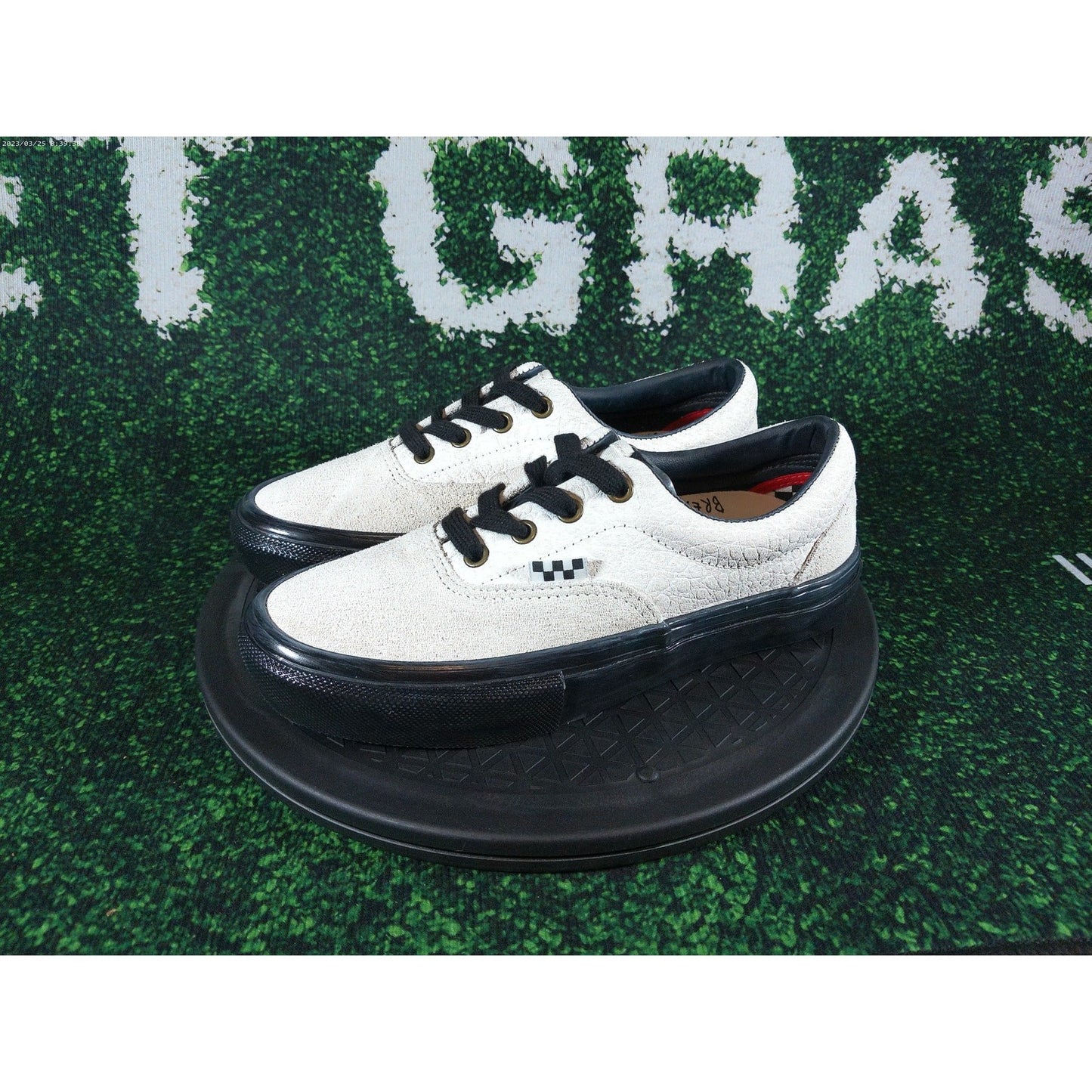 Vans Breana Geering x Era 'Marshmallow Black' Sz 5.5 VN0A5FC93LB