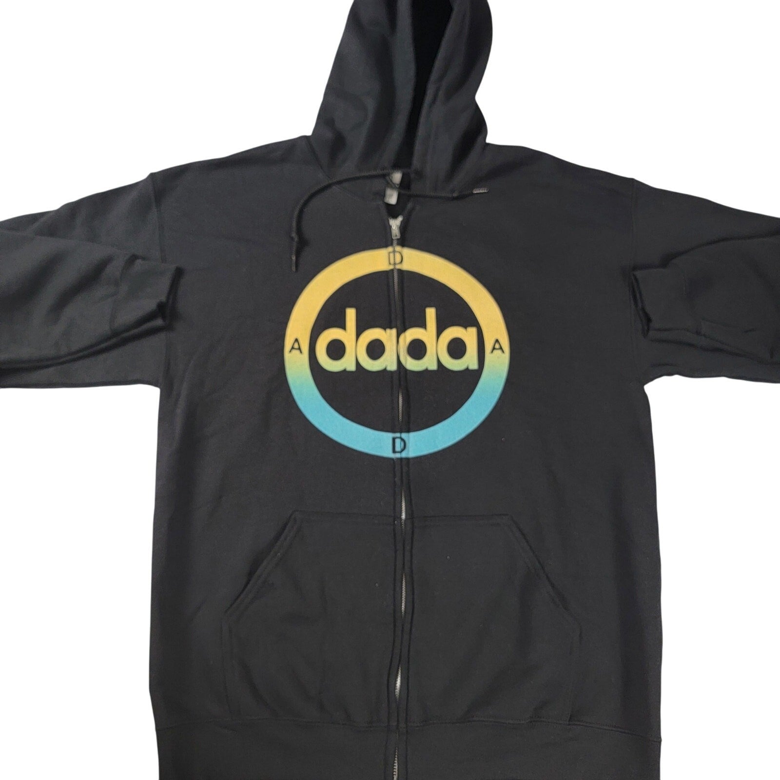 Dada Logo Black Hoodie "Return to Dizz Knee Land Tour" Sz L