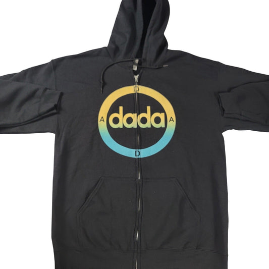 Dada Logo Black Hoodie "Return to Dizz Knee Land Tour" Sz L