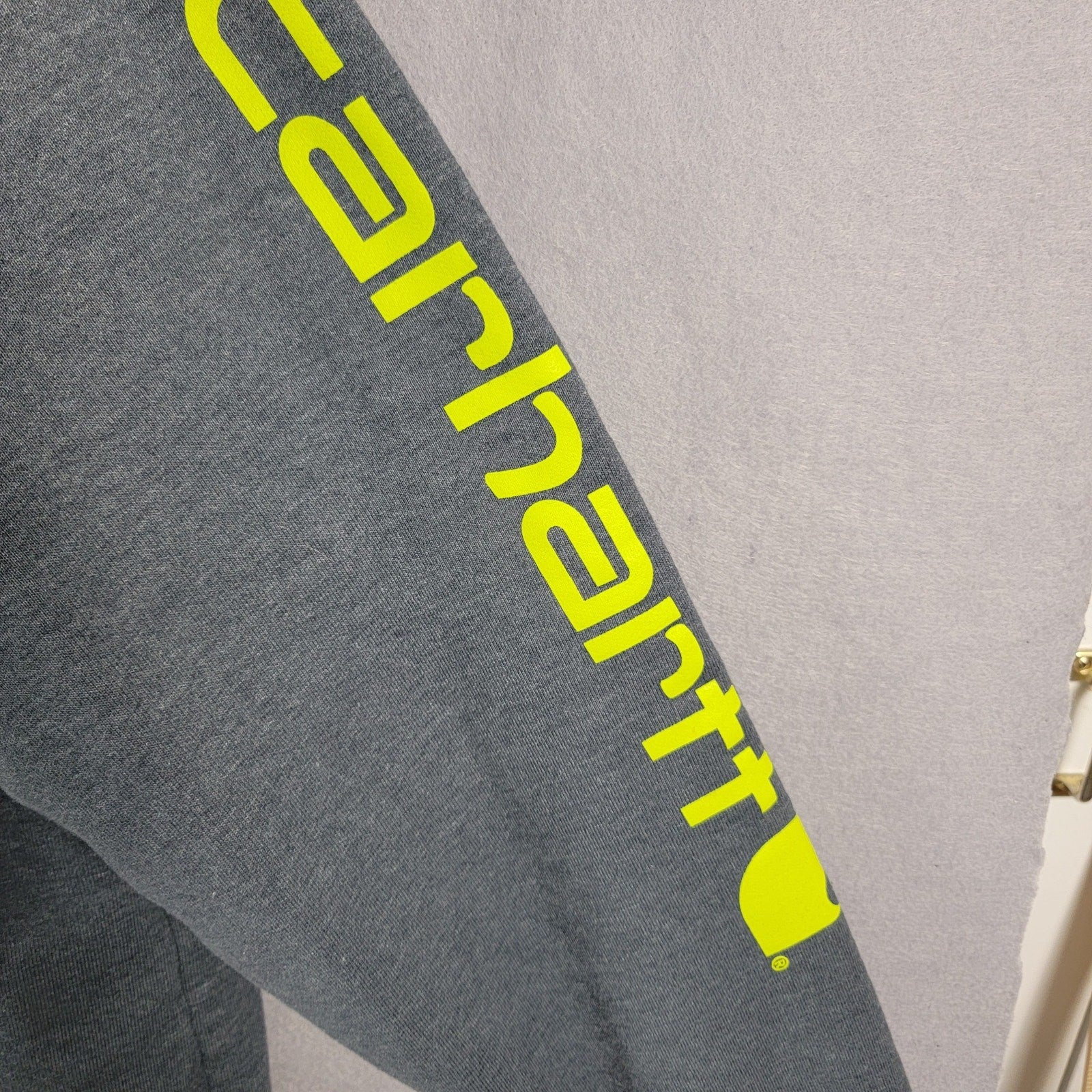 Mens Carhartt Pullover Pocket Hoodie Sz 2XL Tall