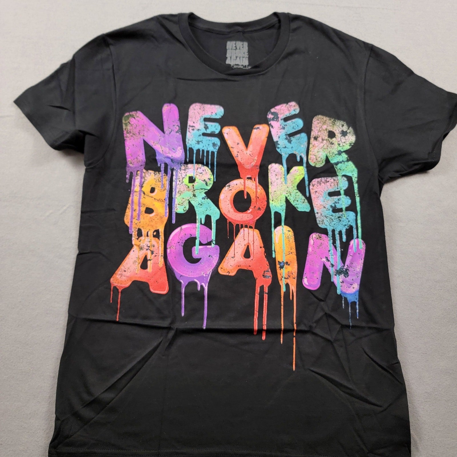 Young Boy Never Broke Again Graffiti Tshirt Black Sz XL0