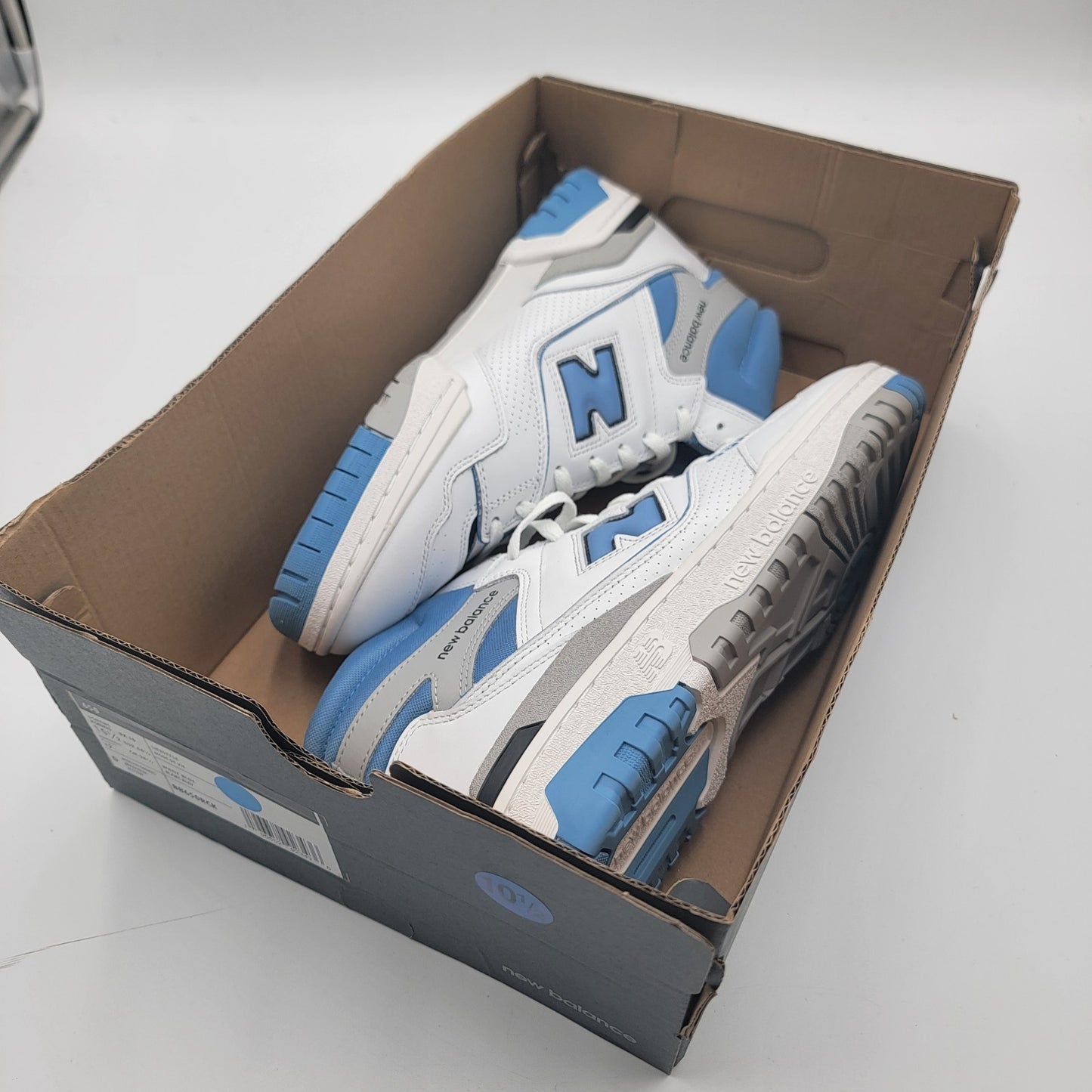 New Balance 650R BB650RCK Mens White/Blue Leather High Top Sz 10.5 New in Box7