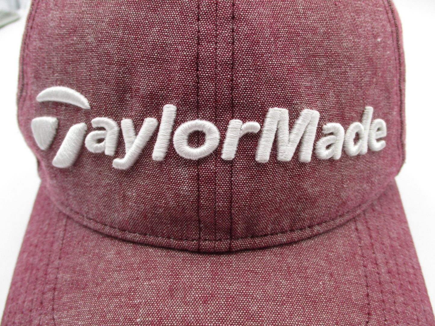 TaylorMade Hat Cap Strap Back Mens One Size Red Lightweight Golf Embroidered1