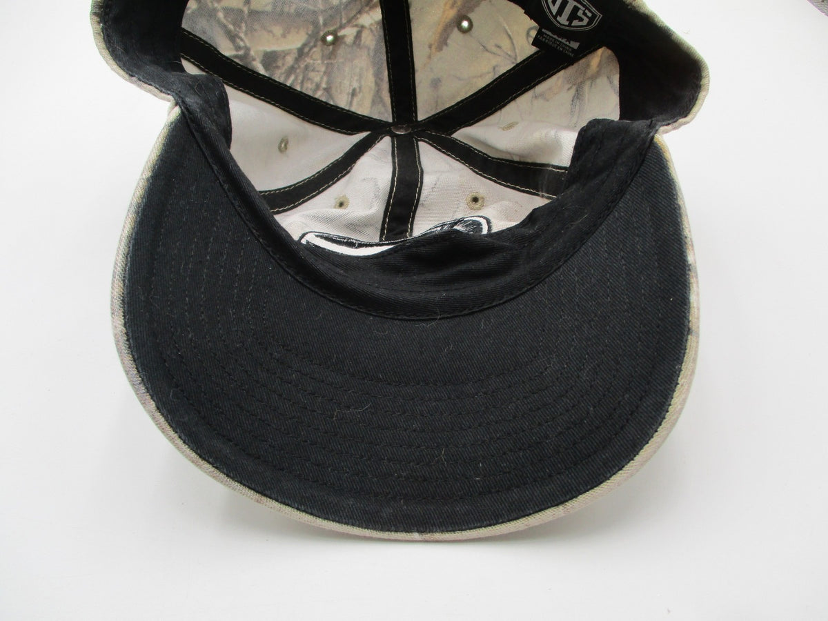 G Logo Camo Hat Cap Strap Back One Size Brown Football OTS Mens Realtree9