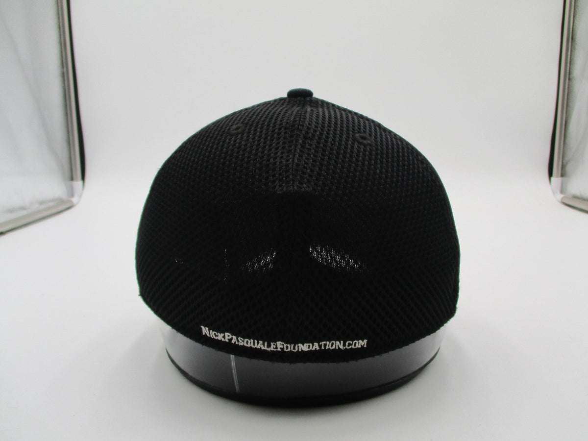 New Era Hat Cap Fitted Mens Large Black NP Pacman 39THIRTY Mesh Nick Pasquale6