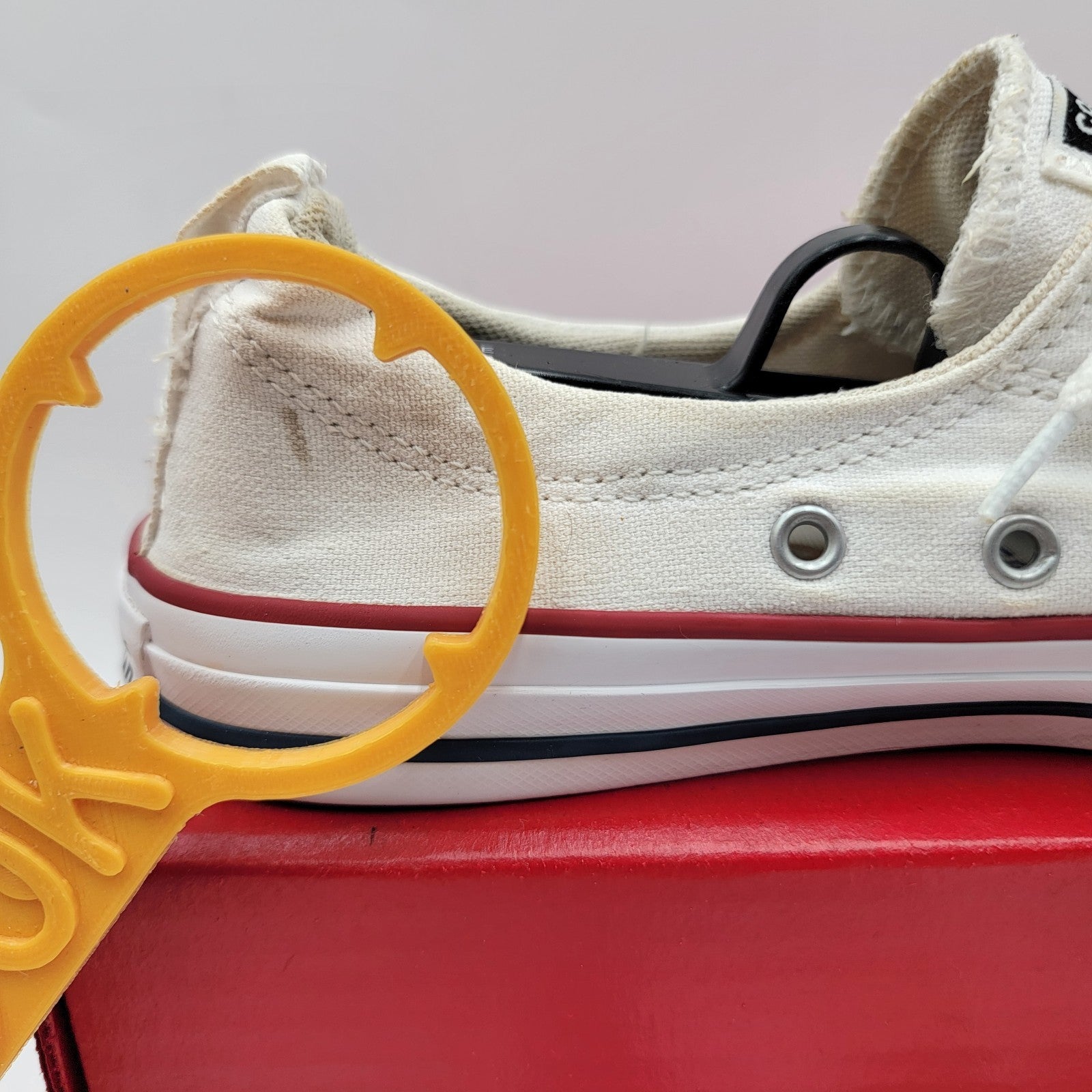 Wmns Converse Sz 9 Chuck Taylor All Star Shoreline Sneakers White 537084F