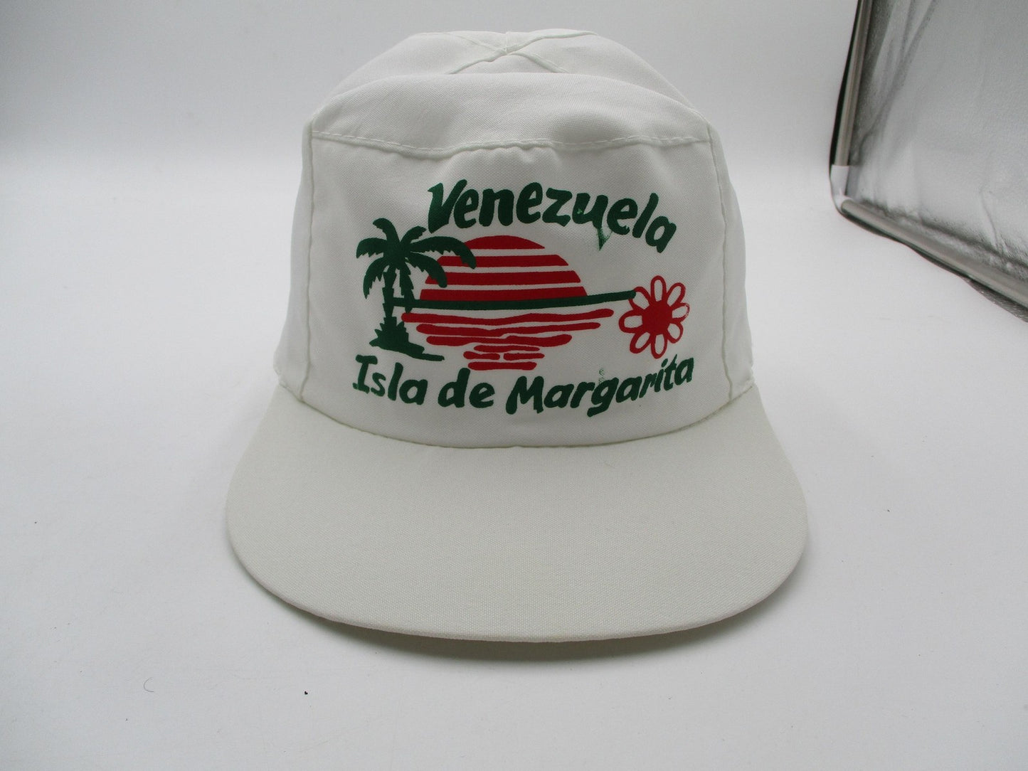 Venezuela Isla De Margarita Hat Cap Snap Back Mens One Size White Beach Souvenir0