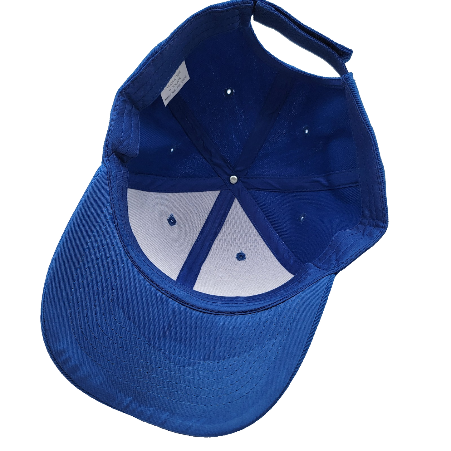Royal Blue Adjustable Baseball Cap Unbranded Adult Hat Acrylic Wool Preowned6