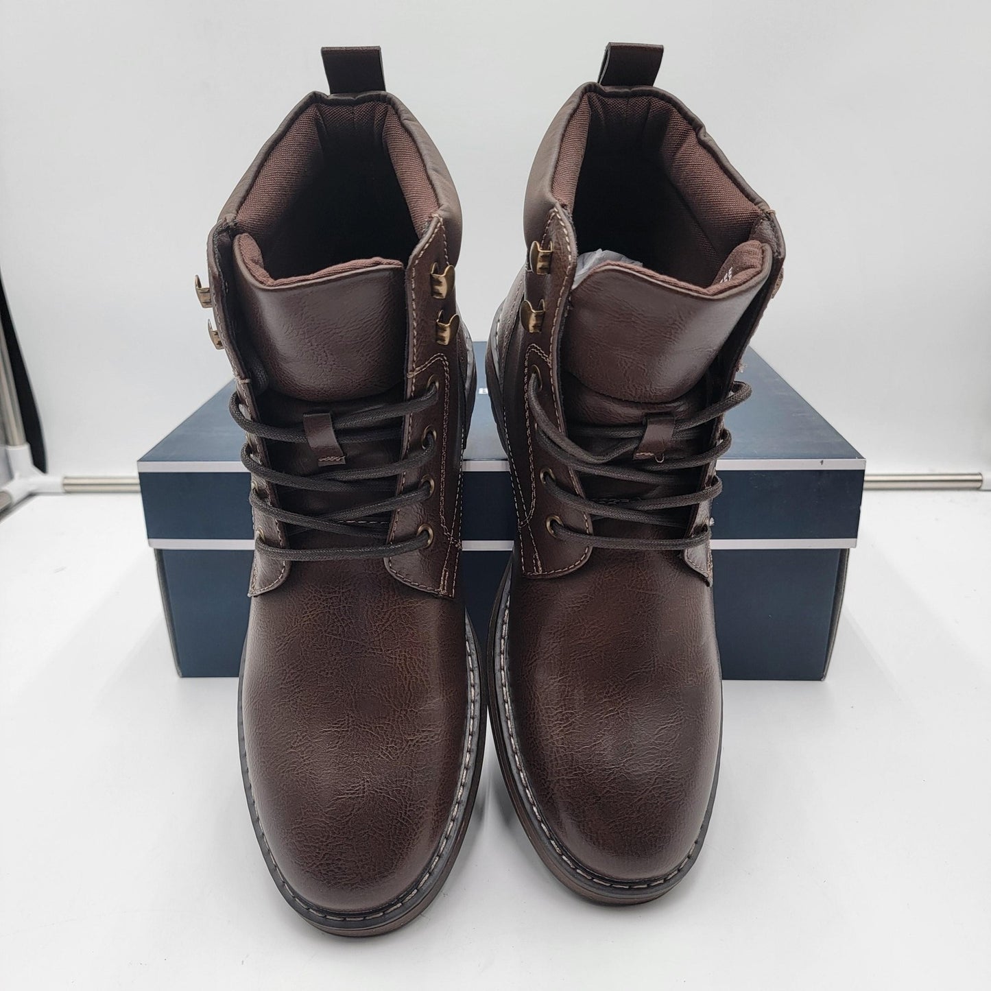 Club Room Westin Boots Mens Size 8 Dress Casual Lace Up Ankle Shoes3
