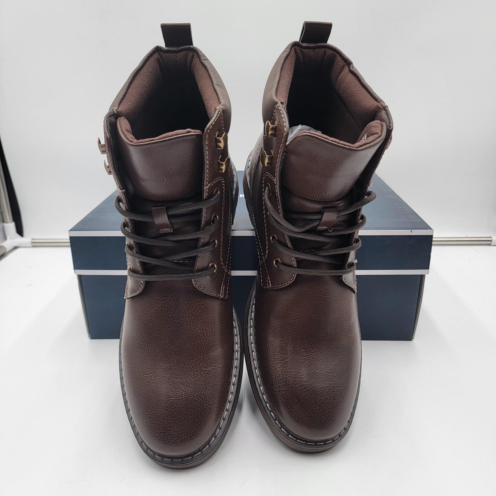 Club Room Westin Boots Mens Size 8 Dress Casual Lace Up Ankle Shoes3