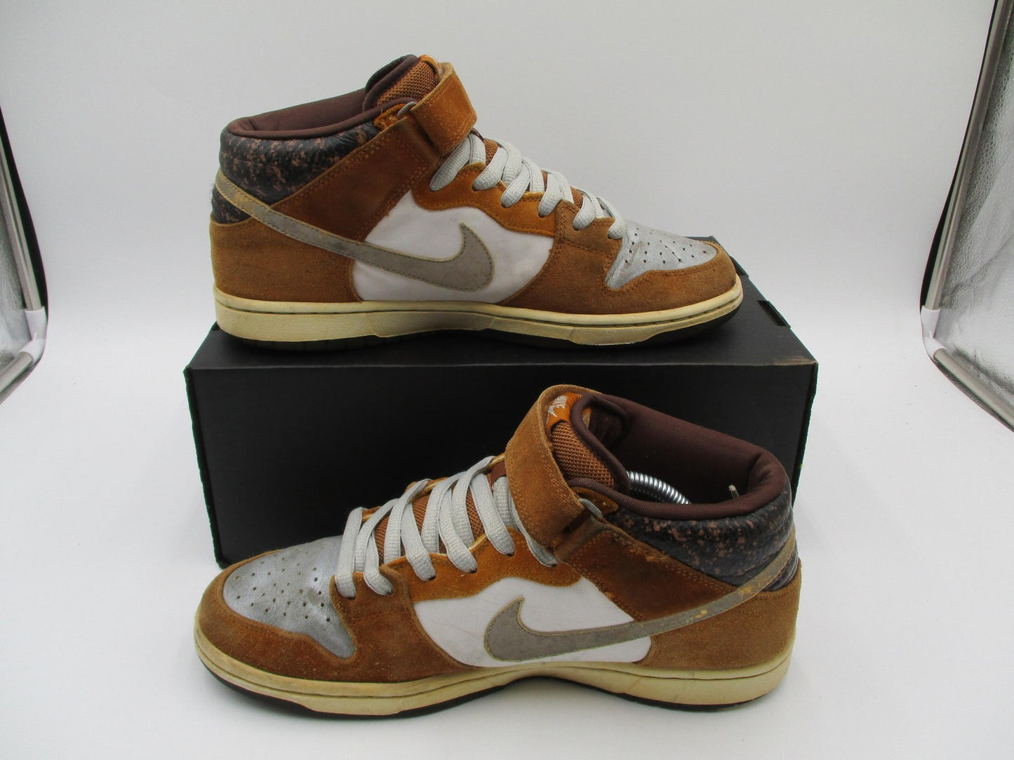 Vintage Nike Dunk Mid Pro SB 'Fender Bass' Sz 10 314383 102 Skate 2000s 1G23