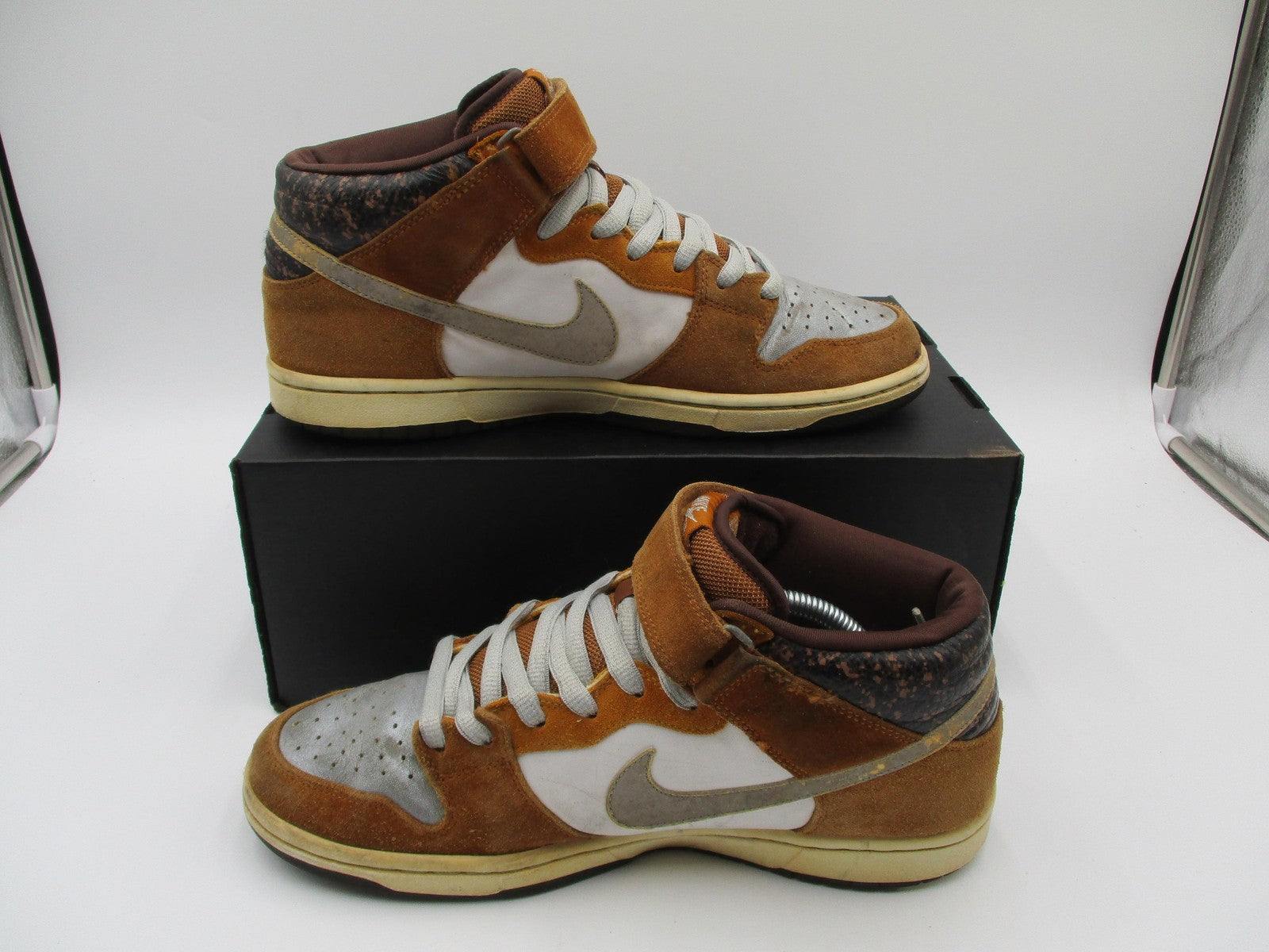 Vintage Nike Dunk Mid Pro SB 'Fender Bass' Sz 10 314383 102 Skate 2000s 1G23