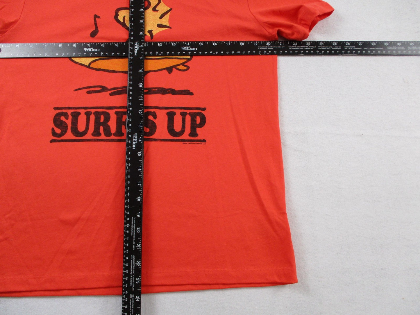 Gap Shirt Mens Medium Orange Woodstock Surf's Up Peanuts Graphic Tee Summer 13595