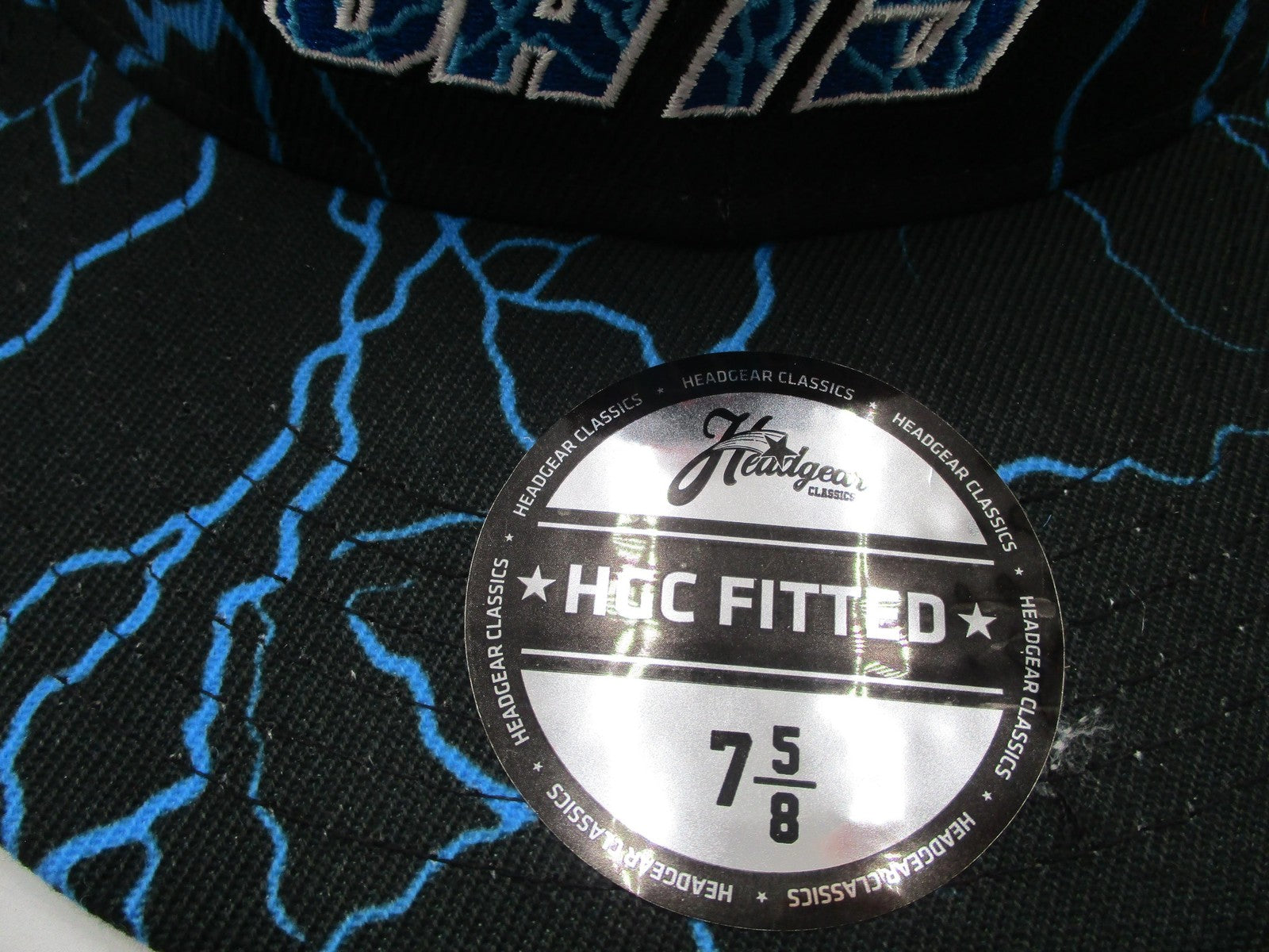 Headgear Classics ThunderCats Hat Cap Fitted Mens 7 5/8 Black Lightning 19856