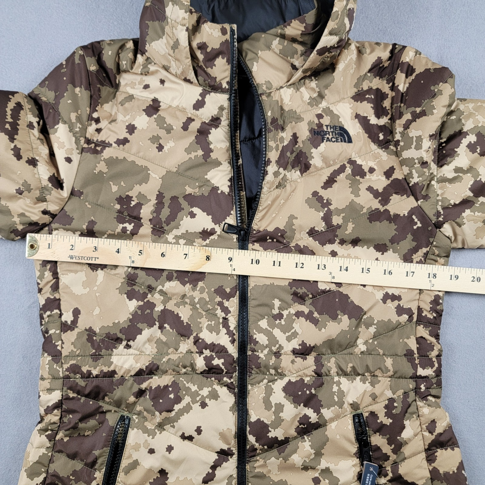 The North Face Women’s Tamburello Parka Digi Camo S Insulated Hooded Coat