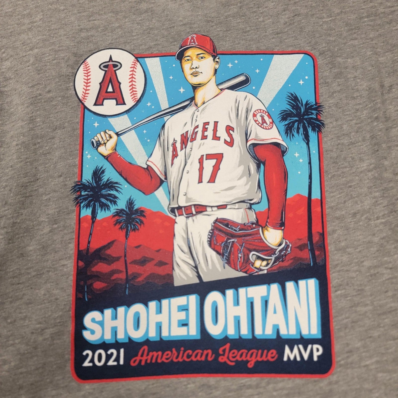 Los Angeles Angels Shirt Womens XL Baseball Shohei Ohtani New Era 2021 MVP 10182