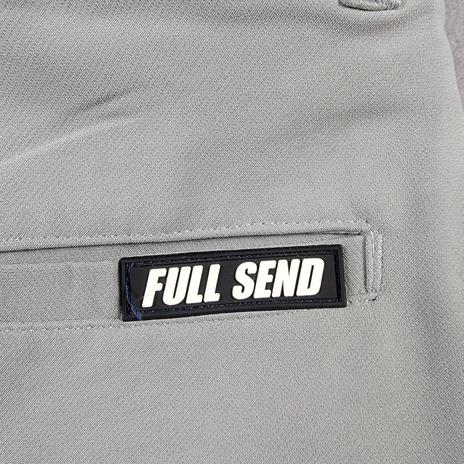 Full Send Nelk Boys Cement Color Golf Pants Size Medium New6