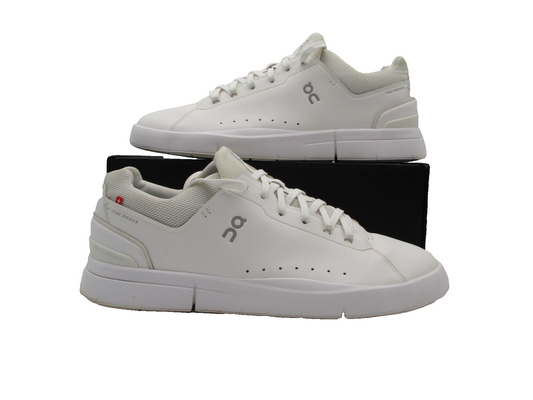 On THE ROGER Advantage Men’s White Leather Sneakers Size US 14 3MD10642351 (1B3)0