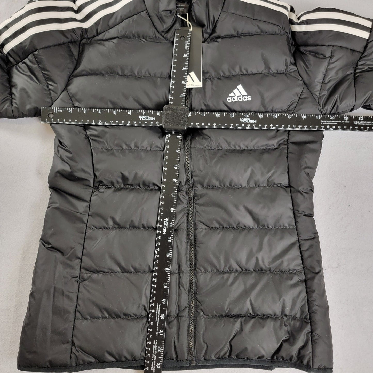 Adidas Womens Down Jacket w Hood Black Sz M GH4593 5