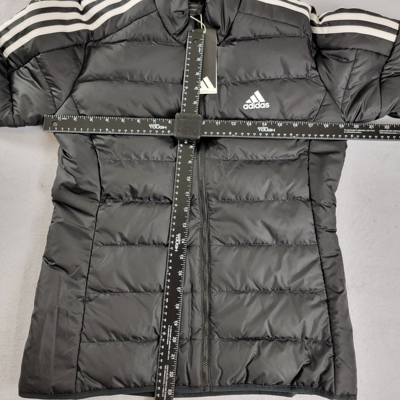 Adidas Womens Down Jacket w Hood Black Sz M GH4593 5