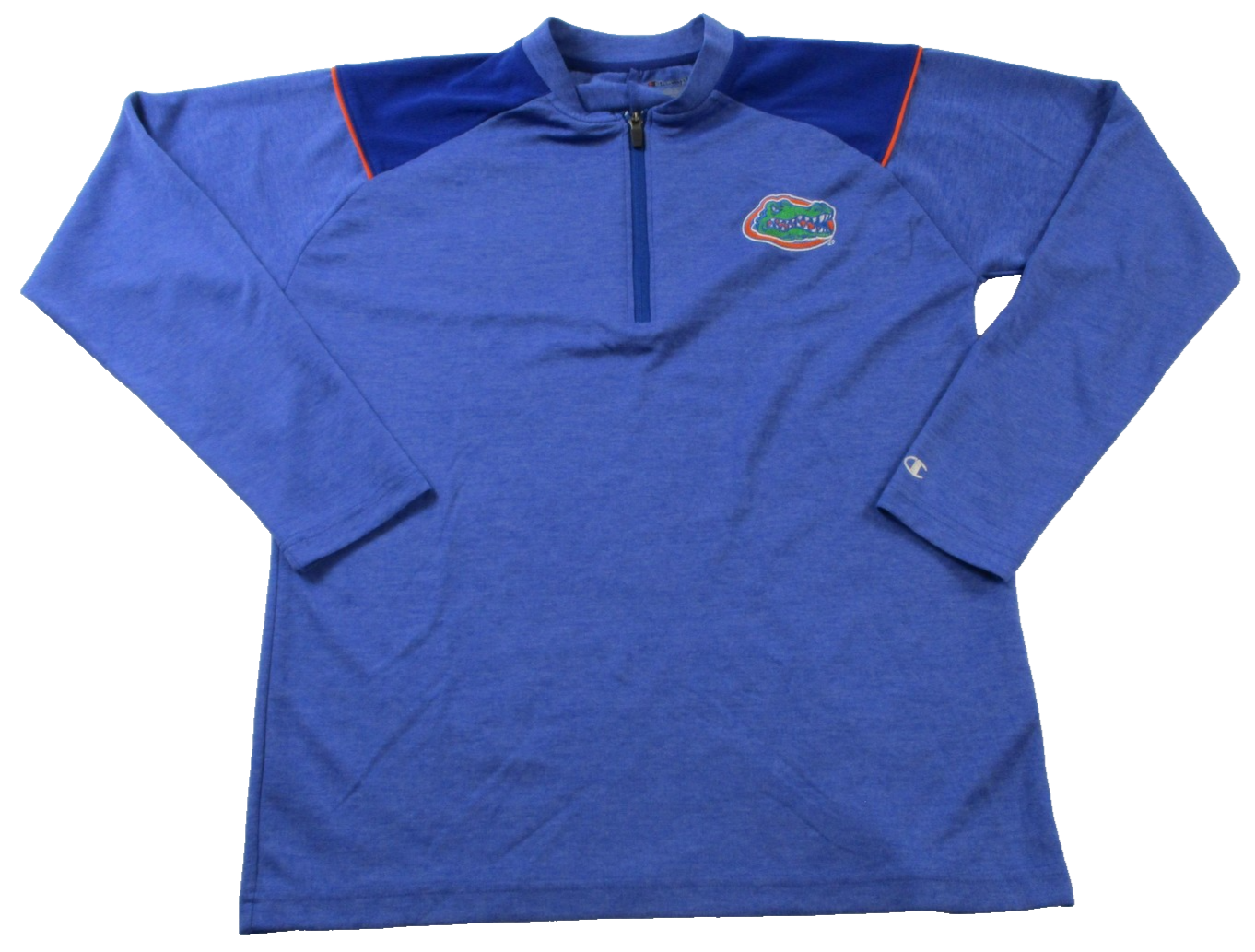Florida Gators Shirt Mens Medium Blue NCAA Football Champion 1/4 Zip Pullover0