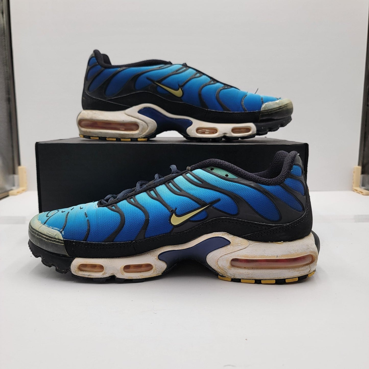 Nike Air Max Plus Tn Mens Size 11 Blue Black OG Hyper Blue 2018 BQ4629003