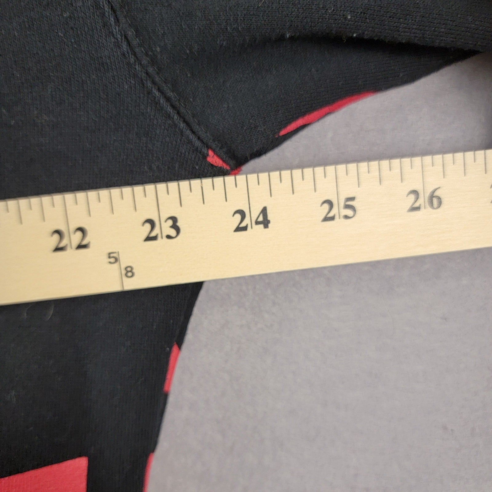 CocaCola AOP Logo Red on Black Long Sleeve Pullover Sz M