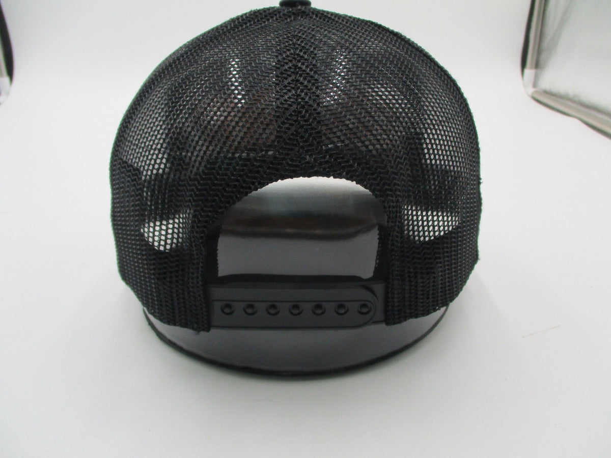 Crowns By Lids Hat Cap Snap Back Mens One Size Black Rich Broke Boy Trucker Mesh6