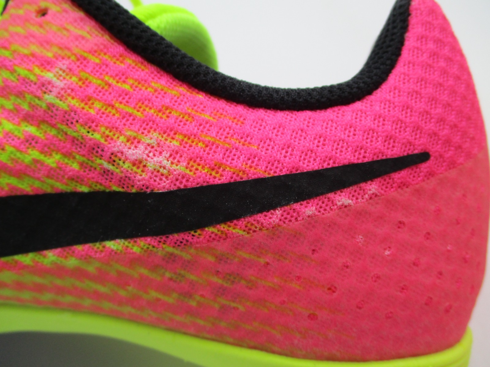Nike Zoom Rival M 8 Track Spikes Volt Pink Black Men’s Size 11 806555999 (1L8)11
