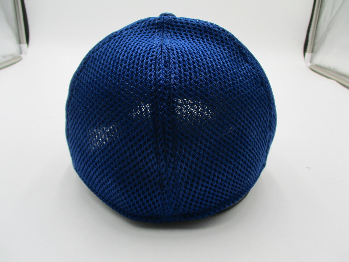 New Era HMY Yachts Hat Cap Fitted Mens L/XL Blue Mesh Camo Baseball 39THIRTY2